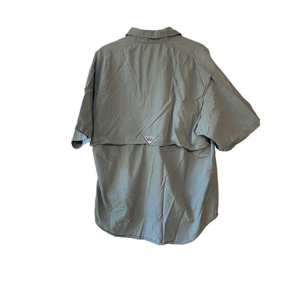 COLUMBIA Sportswear PFG Men's Large Vented Short Sleeve Performance Fishing Shi - Picture 3 of 8